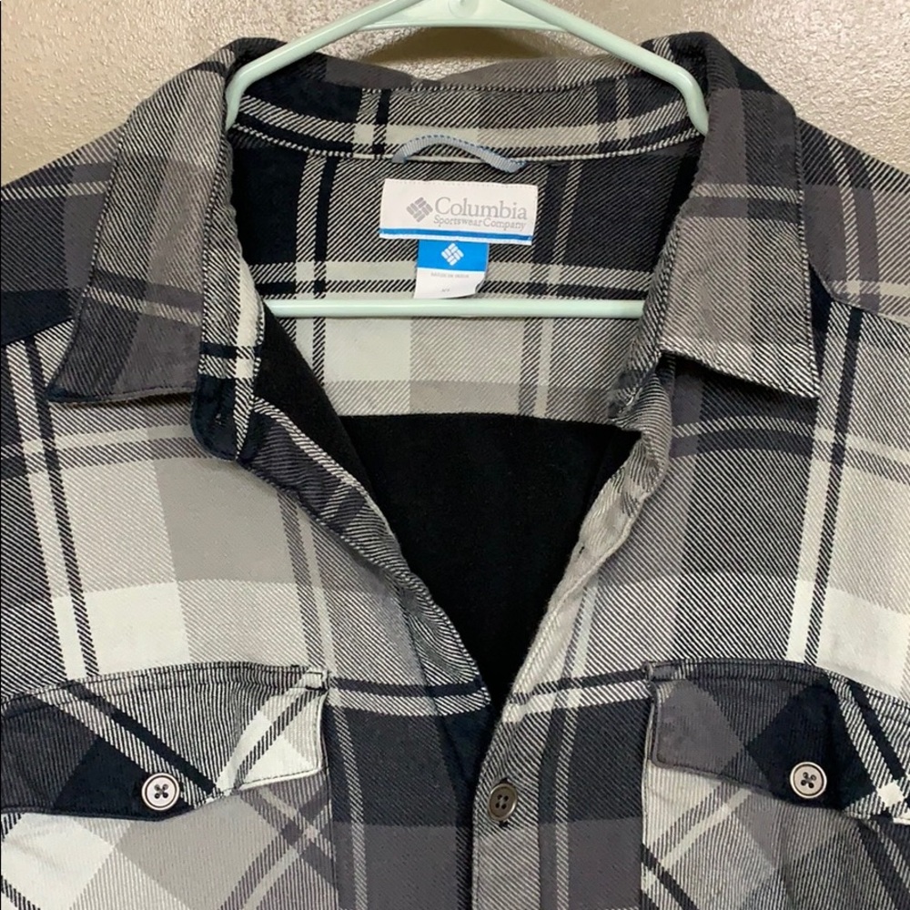 columbia fleece lined flannel - Picture 2 of 2